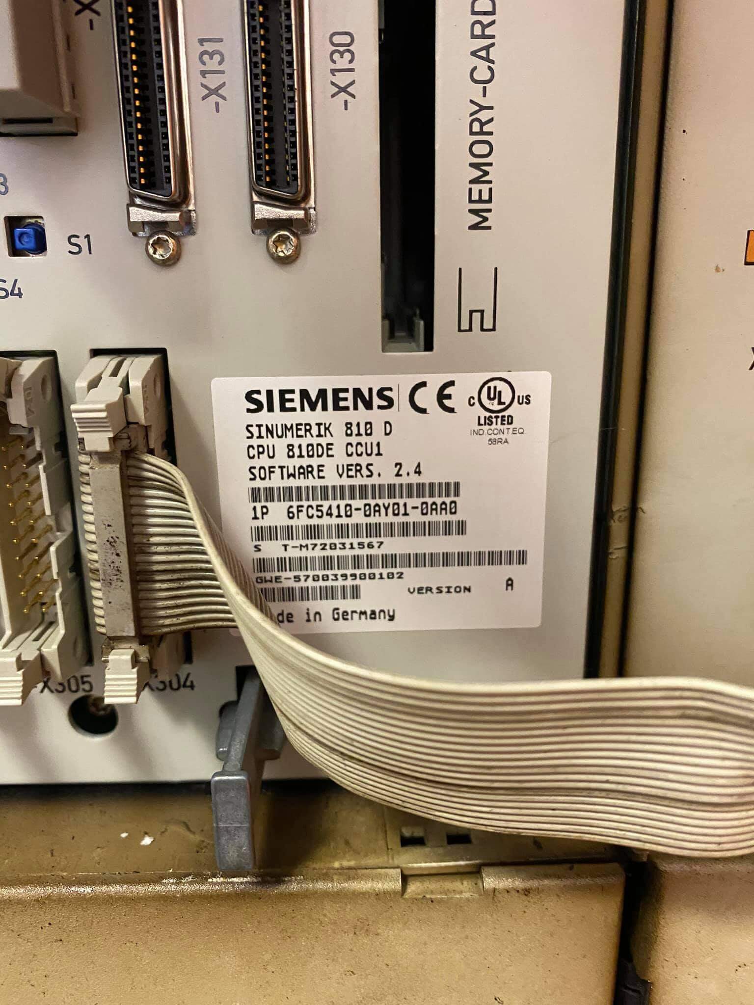 Siemens 810D control