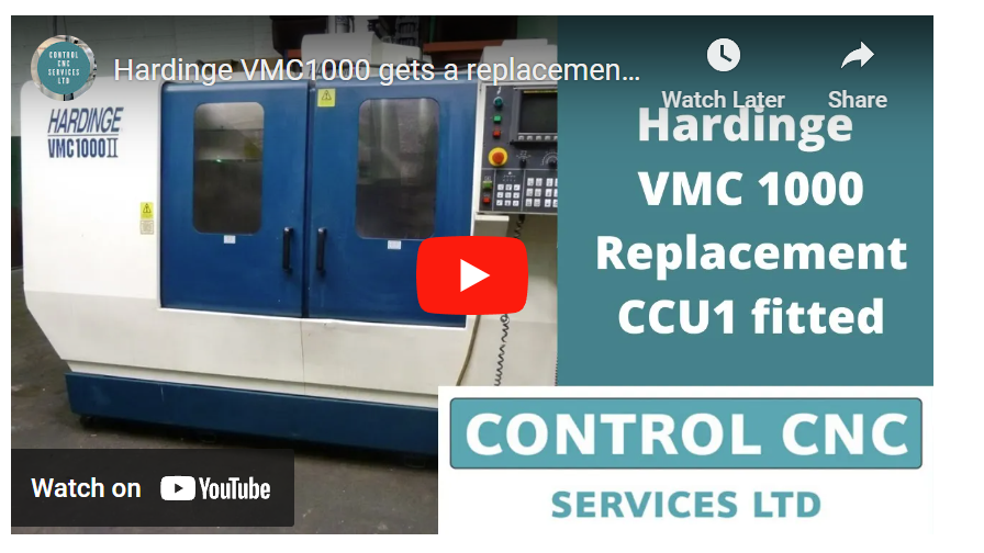 Hardinge VMC 1000 Replacement CCU1 fitted